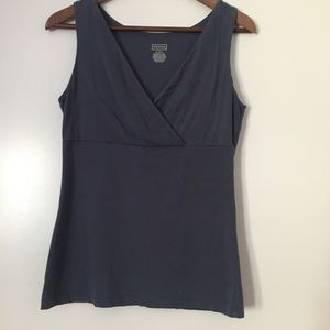 Blue Sleeveless Top